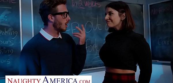  Naughty America - Ivy LeBelle fucks her A  student